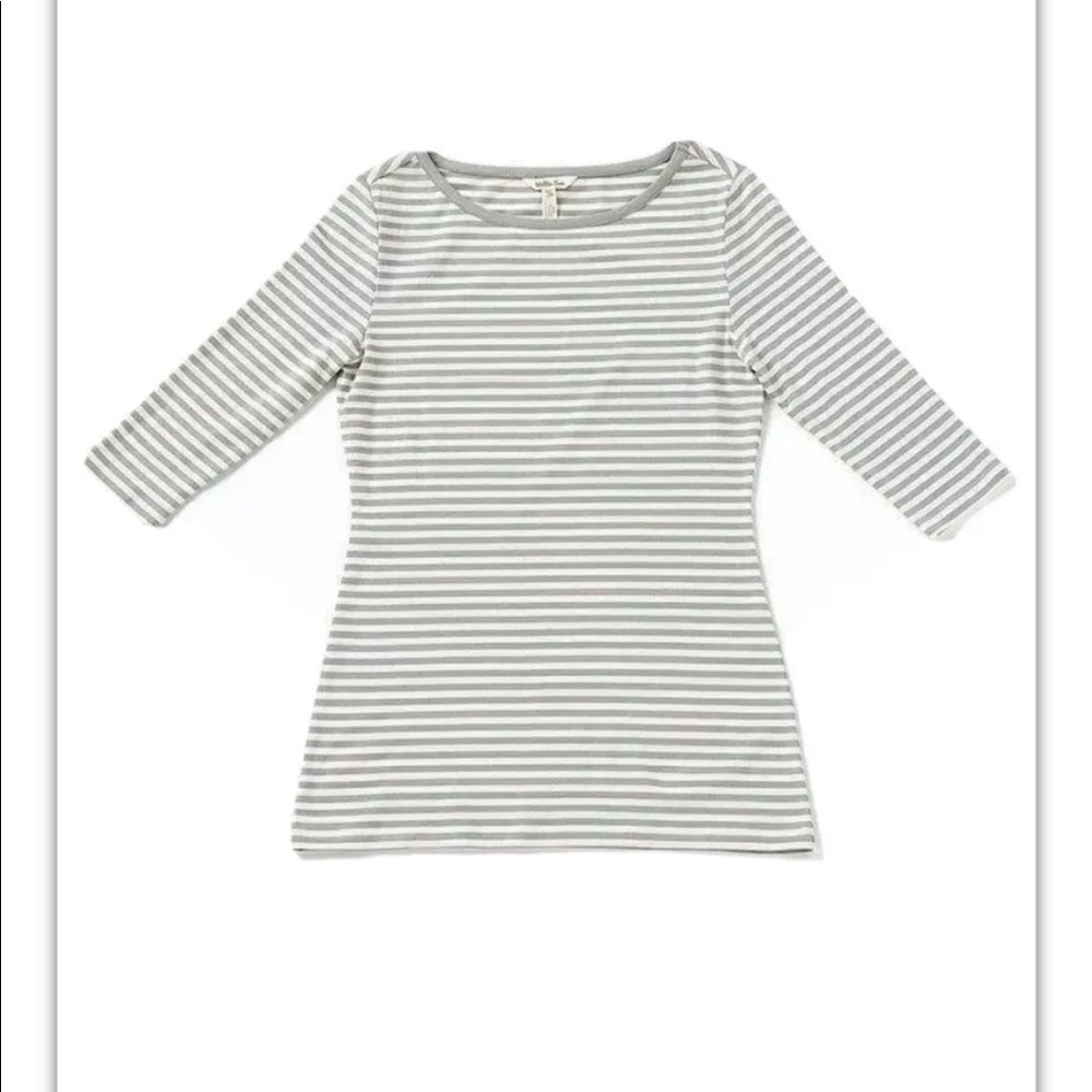 Matilda Jane Joanna Gaines Measure In Love Striped Tee Small NWT